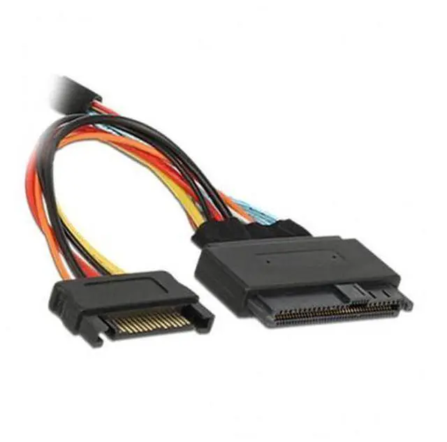 Alt view image 4 of 7 - CY U.2 U2 SFF-8639 NVME PCIe SSD Cable for Mainboard SSD M.2 SFF-8643 Mini SAS HD SF-093-0.5M