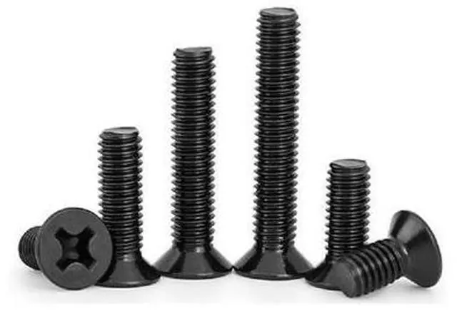 Alt view image 2 of 4 - KM Screw Flat Head Phillips Screws Laptop Notebook Screws computer small screw(6mm)(M2.5 50pcs)