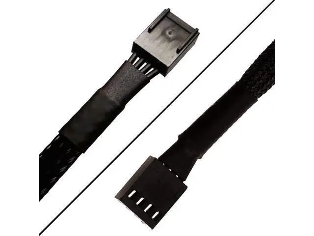 Alt view image 2 of 4 - 4 Pin PWM Fan Extension Cable,TeamProfitcom PC Fan Power Braided Sleeved Extension Cable Adapter Case 4-Pin Cooling Fans Cable 24 inches (3 Pack)