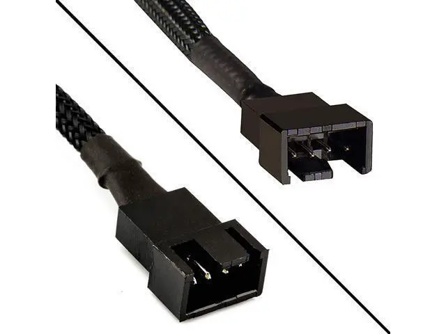 Alt view image 3 of 4 - 4 Pin PWM Fan Extension Cable,TeamProfitcom PC Fan Power Braided Sleeved Extension Cable Adapter Case 4-Pin Cooling Fans Cable 24 inches (3 Pack)