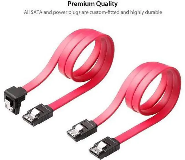 Alt view image 5 of 6 - SATA Cable Inateck SATA Data Cable and SATA Power Splitter Cable ST1003