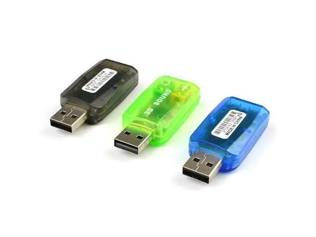 Alt view image 3 of 6 - 5.1-Channel w/3.5mm Sound Card External USB Sound Card Audio Card Adapter Computer Stereo Mic Audio USB Converter For PC