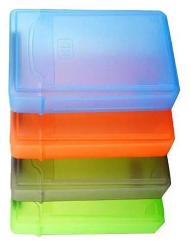 Alt view image 5 of 5 - 5 PCS 3.5 "Portable IDE Sata HDD External Case Hard Drive Case Hard Case Plastic Protection case
