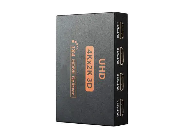 Alt view image 3 of 6 - HDMI Switch HDMI Splitter 4K 1x4 to 4 Ports Charging Splitter Video Switcher Splitter Support 2K x 4K 2160P& 3D HD Audio