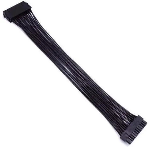 Alt view image 6 of 6 - ATX 24 Pin Motherboard Power Extension Cable 12.6 Inches / 32cm Internal PC PSU ATX 24 Pin Male to 24 Pin Female Extension Power Cable