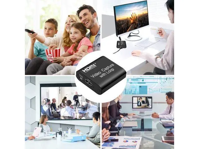 Alt view image 7 of 7 - Audio Video Capture Cards, 1080P 60FPS Game Video Capture Card Device, Live Stream and Record for Switch/X-1/360/ PS4/3/Wii U/Wins/Linux/Mac