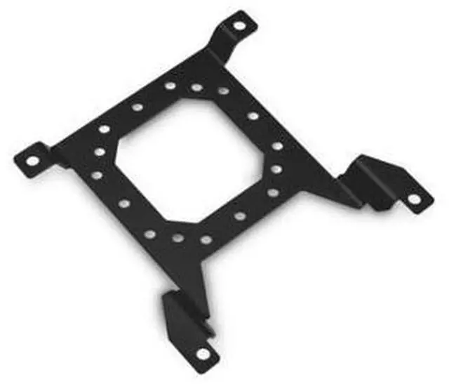 Main image of EK-Loop Uni Pump Reservoir Bracket - 120mm DDC/D5 bracket for 12cm fan