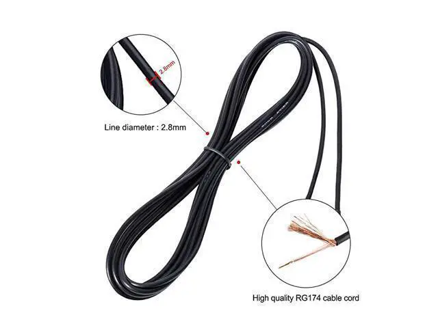 Alt view image 3 of 6 - WiFi Antenna Extension Cable with SMA Male to SMA Female Coax Connector 3m 10FT by