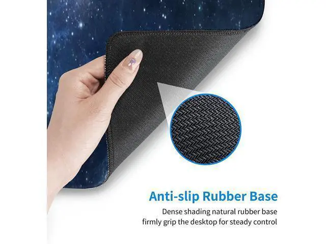 Alt view image 5 of 6 - XXL Space Galaxy Desk Mouse Pad Large Gaming Keyboard Mat Cool Extended Laptop Mouse Pad for Office Company 31.5 X 11.8 Inch