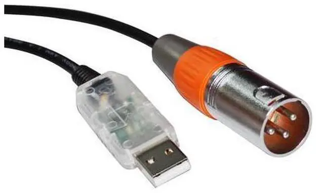 Alt view image 2 of 2 - FT232RL USB TO XLR 3PIN MALE ADAPTER CONVERTER RS485 SERIAL CABLE FOR MARANI AUDIO PROCESSING DEVICE DPA-A DPA240P DPA260P (Color A) Cable length:1M