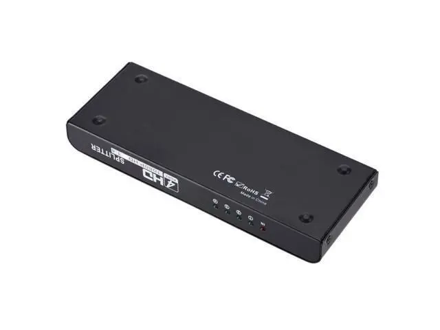 Alt view image 3 of 3 - 4K2K 1x4 HDMI-compatible Cable Splitter HD 1080P Video Switcher Adapter 1 Input 4 Output Port Hub for Xbox PS4 DVD PC Laptop TV