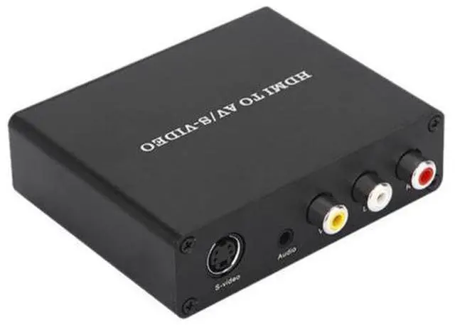 Main image of 1080P HDMI to AV/S-Video Adapter RCA TV HD Converter Support TV TV Box Laptop(EU Plug)