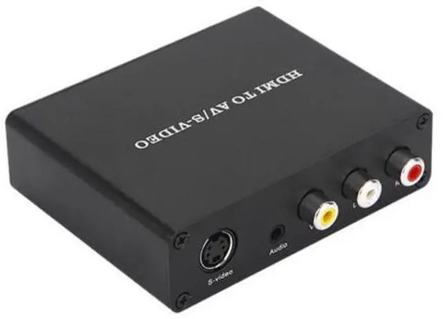 Alt view image 2 of 2 - 1080P HDMI to AV/S-Video Adapter RCA TV HD Converter Support TV TV Box Laptop(EU Plug)