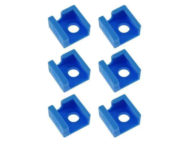 Alt view image 2 of 4 - 6pcs Printer Silicone Sock For MK7 MK8 MK10 Aluminum Block J-head Hotend Extruder Heater Block Cover Hotend for CR-10