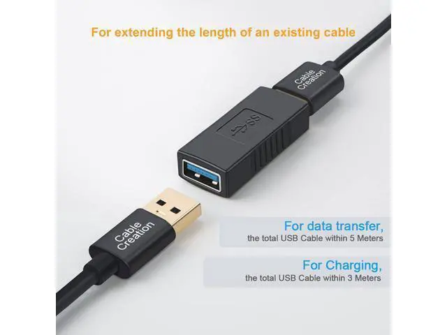Alt view image 5 of 7 - USB 3.0 Coupler 2 Pack USB 3.0 Type A Female to Female Extension Adapter USB to USB Adapter Black
