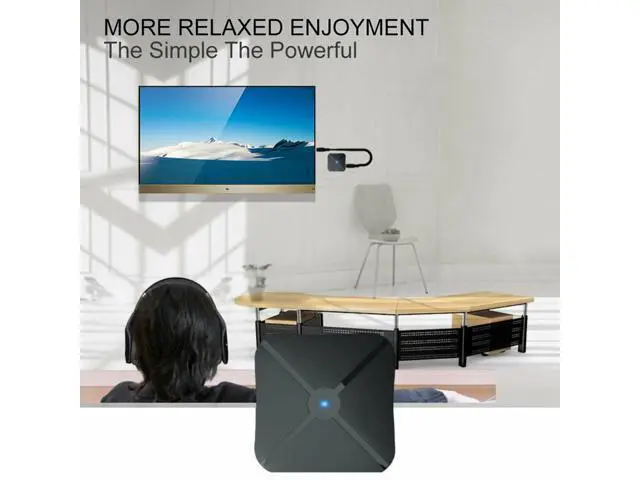 Alt view image 3 of 7 - 2in1 Bluetooth Transmitter &Receiver Wireless Home Music TV Stereo Audio Adapter