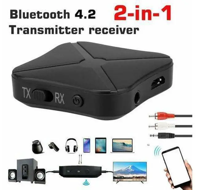 Main image of 2in1 Bluetooth Transmitter &Receiver Wireless Home Music TV Stereo Audio Adapter