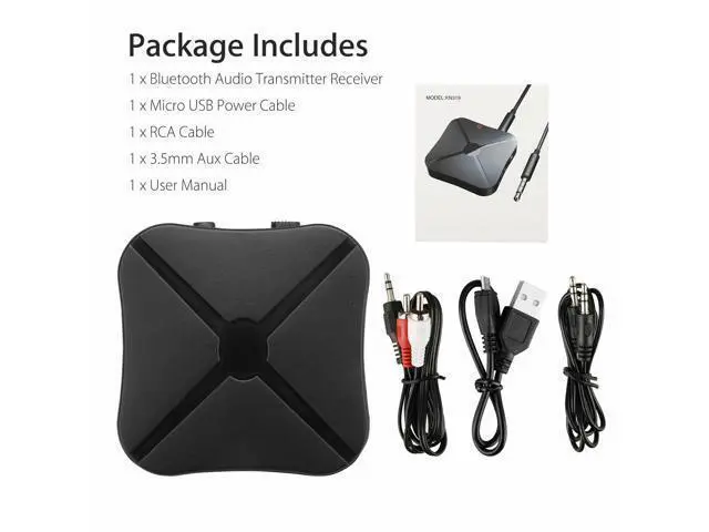 Alt view image 7 of 7 - 2in1 Bluetooth Transmitter &Receiver Wireless Home Music TV Stereo Audio Adapter