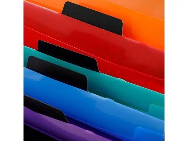 Alt view image 3 of 4 - Wall Mounted Hanging File Folder Holder Mail Organizers Home Office Supplies Storage Pocket Chart for Papers Magazine