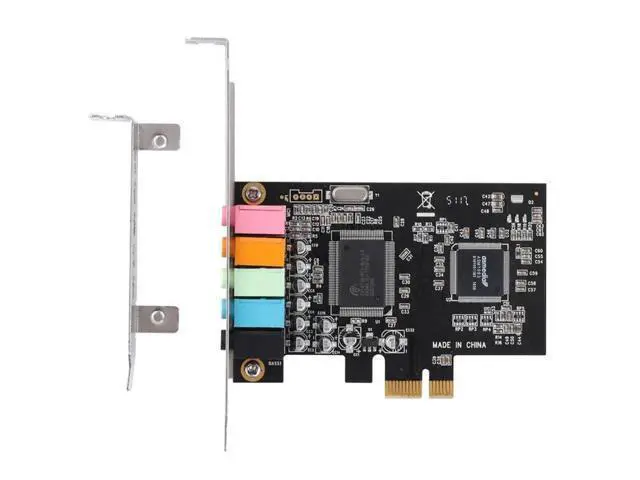 Alt view image 4 of 5 - Sound Card 5.1, PCI Express Surround 3D Audio Card for PC with High Direct Sound Performance & Low Profile Bracket