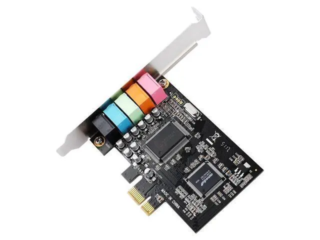 Alt view image 5 of 5 - Sound Card 5.1, PCI Express Surround 3D Audio Card for PC with High Direct Sound Performance & Low Profile Bracket