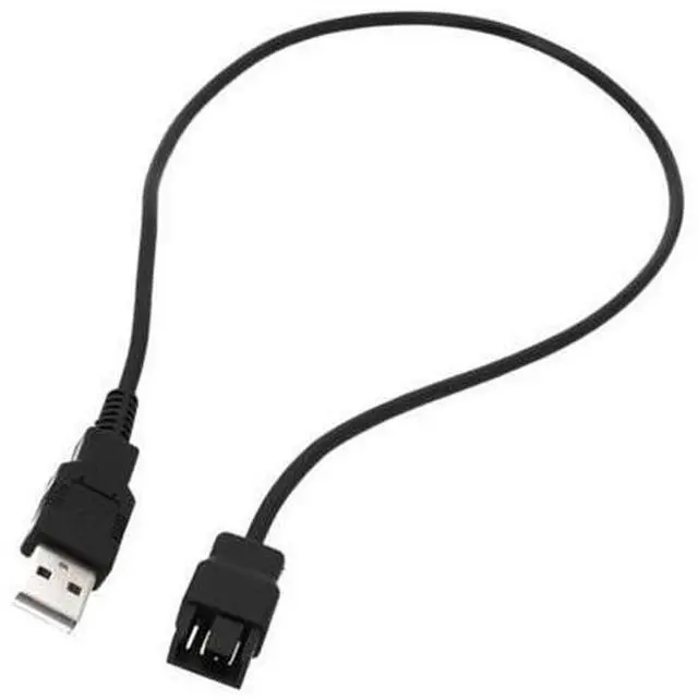 Main image of FOR USB to 4PIN Fan Power Supply Cable USB To 4pin 3Pin Laptop Fan Power Cord 5V 30/50/100CM