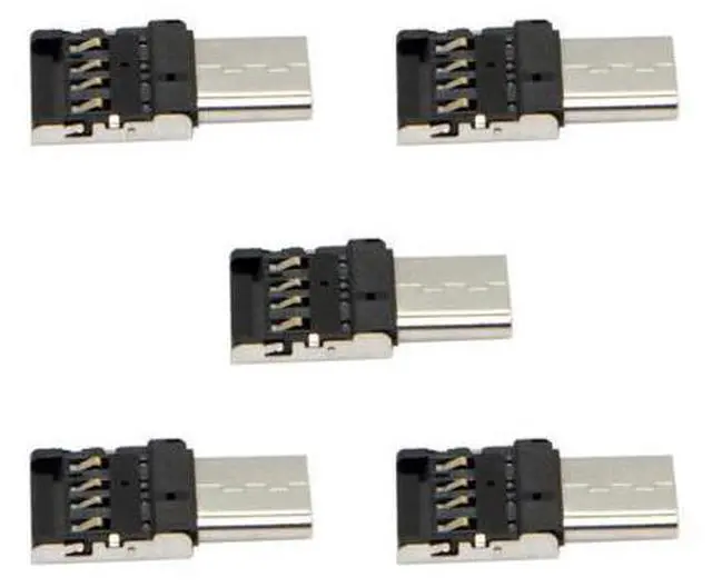 Main image of DZ DZ 5pcs Ultra Mini Type-C USB-C to USB 2.0 OTG Adapter for Cell Phone Tablet & USB Cable & Flash Disk