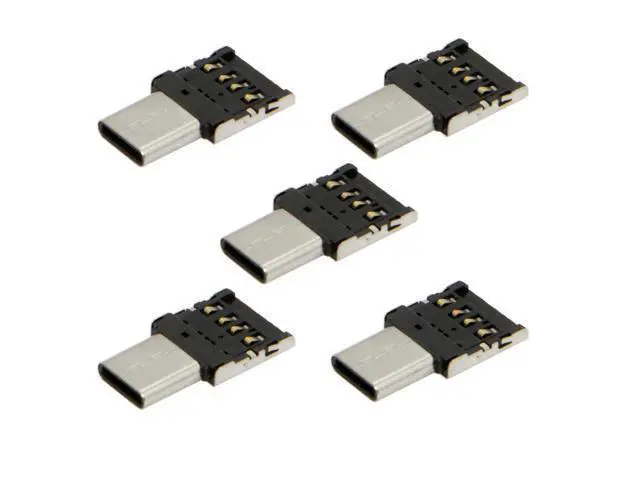 Alt view image 2 of 3 - DZ DZ 5pcs Ultra Mini Type-C USB-C to USB 2.0 OTG Adapter for Cell Phone Tablet & USB Cable & Flash Disk