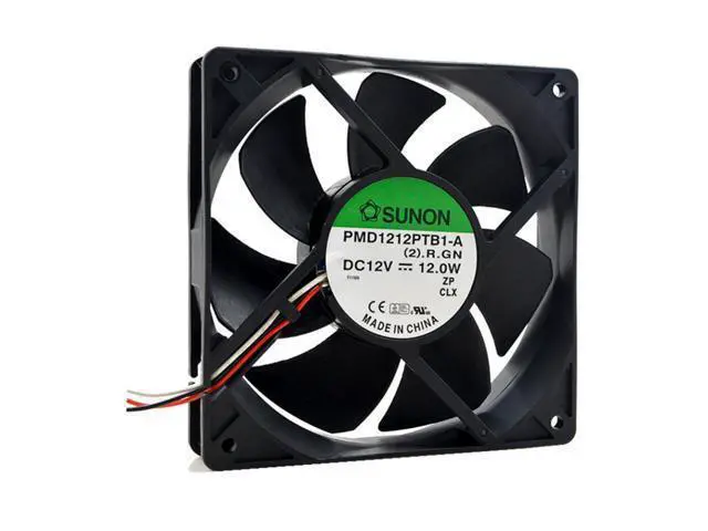 Alt view image 2 of 3 - 1pcs PMD1212PTB1-A (2).F.GN 12025 120mm 120*120*25mm 12V 12.0W 3pin 150CFM Case cooling Fan for SUNON