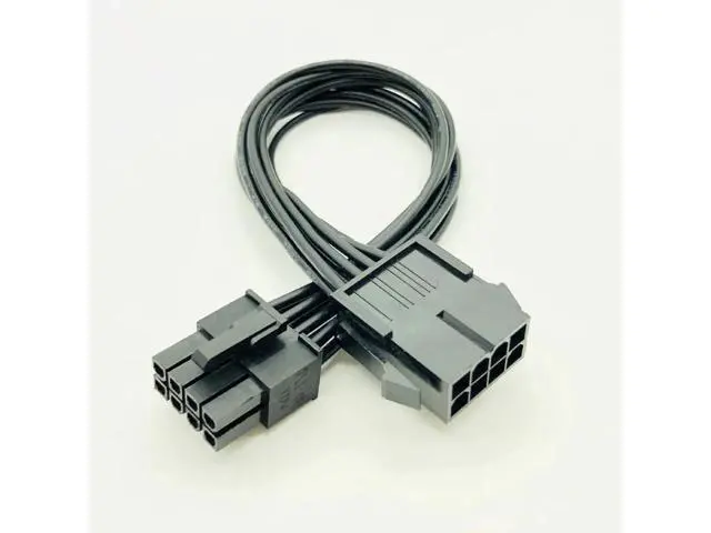 Alt view image 2 of 6 - 8Pin CPU Power Cable 8 Pin PCI-E to 8 Pin ATX EPS Male to Female PSU Motherboard Power Supply Extension Adapter Cable 20cm 18AWG