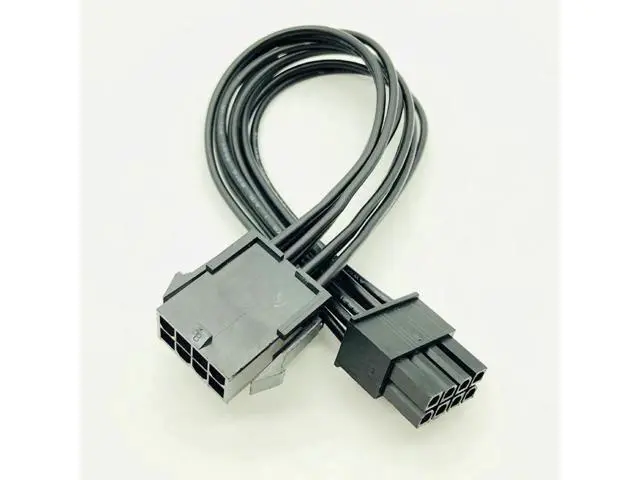 Alt view image 3 of 6 - 8Pin CPU Power Cable 8 Pin PCI-E to 8 Pin ATX EPS Male to Female PSU Motherboard Power Supply Extension Adapter Cable 20cm 18AWG