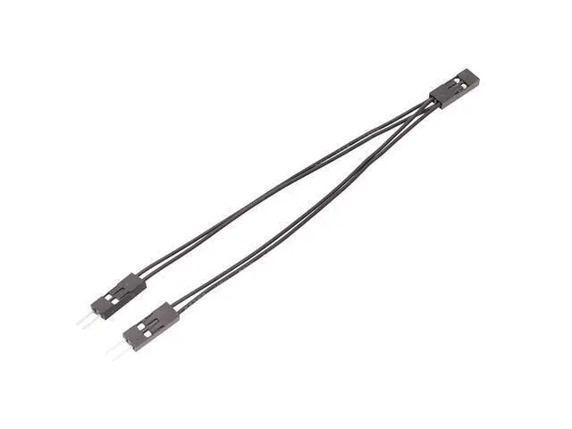 Alt view image 2 of 3 - 10cm Motherboard switch Power SW/ RESET SW/ HDD LED /POWER LED 1 to 2 double Adapter Cable