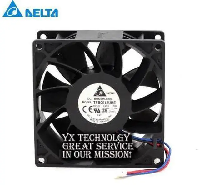 Main image of TFB0912UHE 12v 2.28A 9238 92mm cooling fan violence server for Delta 92*92*38mm