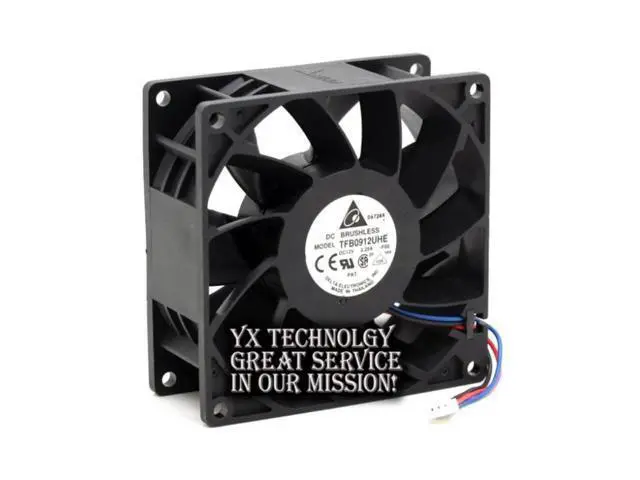 Alt view image 2 of 3 - TFB0912UHE 12v 2.28A 9238 92mm cooling fan violence server for Delta 92*92*38mm