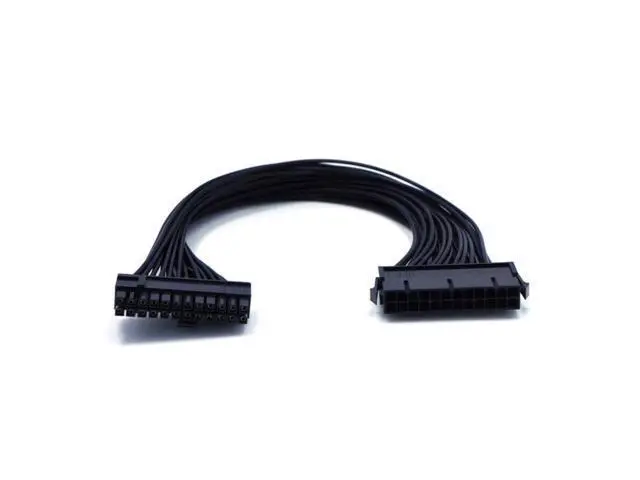 Alt view image 2 of 4 - ATX Motherboard Mainboard 24Pin PSU Power Supply Extension Cable 18AWG for PC DIY 32cm