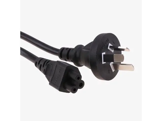 Alt view image 2 of 3 - AU 3 Pin to Clover leaf Plug IEC C5 Adapter Laptop Notebook Power Cable Cord