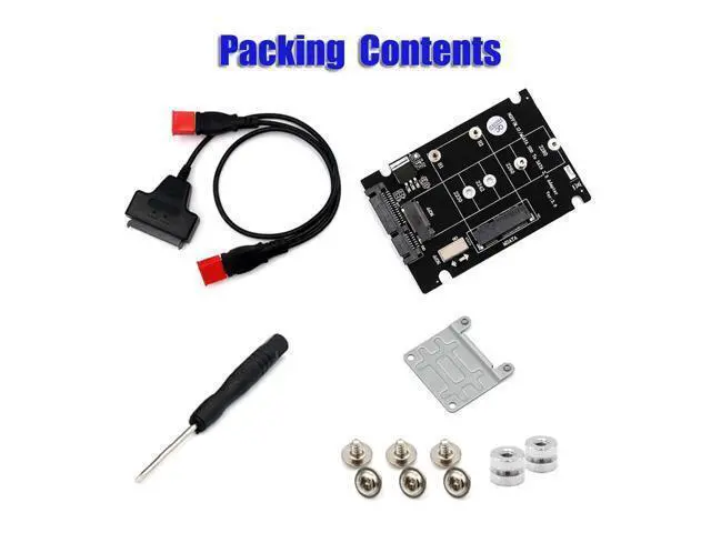 Alt view image 6 of 6 - H1111Z Add On Card SSD MSATA & M.2 SSD USB Adapter MSATA NGFF M.2 Adapter USB SATA Cable USB M.2 Card Adpater for PC Desktop NEW