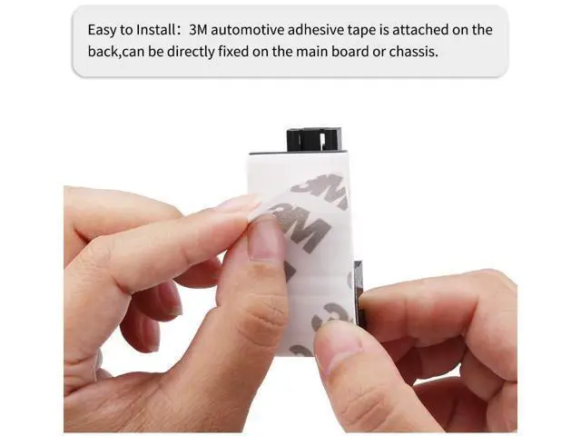 Alt view image 7 of 7 - 9 Pin 2 in 1 Internal USB Splitter Cable, 9 pin USB Header Male 1 to 2 Female Extension Connector Adapter, USB 2.0 HUB Connector Port Multiplier PWM Fan Splitter Cable (30cm/0.98ft)