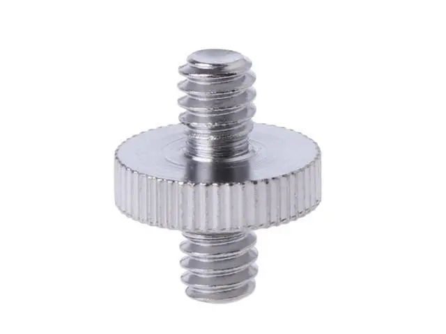 Alt view image 3 of 7 - Double-headed 1/ 4" Male Screw Thread Convert Adapter For Camera Tripod Ballhead