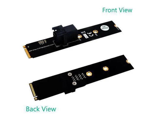 Alt view image 5 of 5 - to M.2 Key M Motherboard Adapter for 2.5 U.2 PCI-E-NVMe SSD