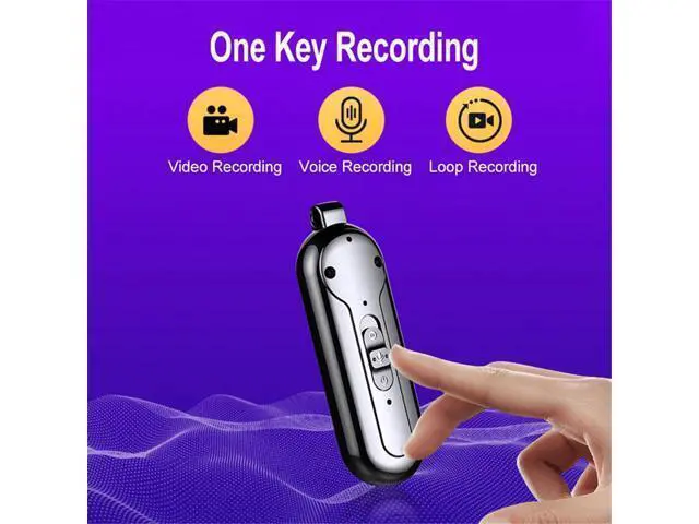 Alt view image 3 of 6 - HD1080P Mini Camera Wearable Necklace Pendant Compact Body Camcorder Portable Sport DV DVR Audio Video Recorder Surveillance Cam(32G) Color: Black.