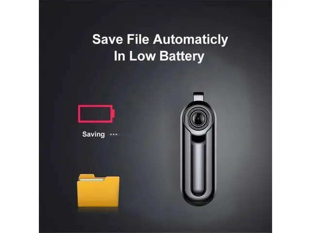 Alt view image 5 of 6 - HD1080P Mini Camera Wearable Necklace Pendant Compact Body Camcorder Portable Sport DV DVR Audio Video Recorder Surveillance Cam(32G) Color: Black.