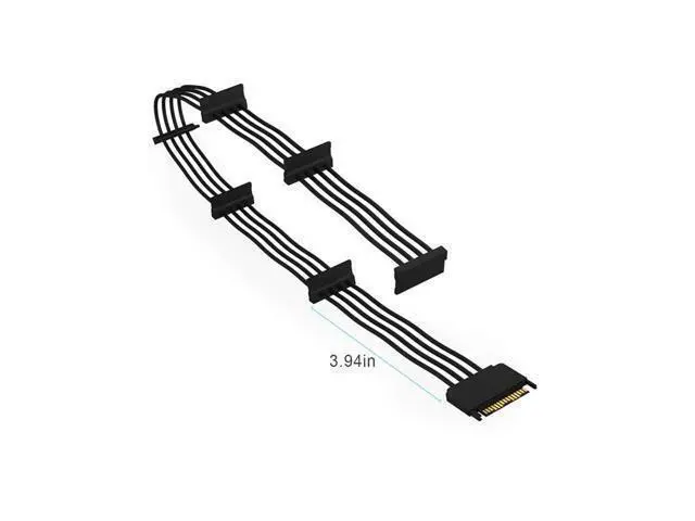 Alt view image 7 of 7 - WERLEO PCIe SATA Card 6 Port with 6 SATA Cables and a SATA Power Splitter Cable, 6 Gb/s PCIe SATA Controller Expression Card with Low Profile Bracket, Boot as System Disk Support 6 SATA 3.0 Devices