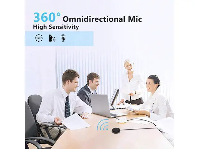 Alt view image 3 of 7 - Conference Microphone,USB Computer Microphone CM003, Mute Function, Omnidirectional Mic for Computers PC, Condenser Boundary Desktop Microphones for Streaming,VoIP Calls,Skype,Chatting