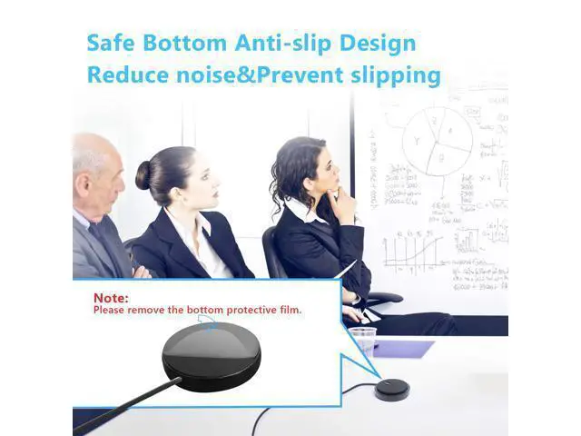 Alt view image 5 of 7 - Conference Microphone,USB Computer Microphone CM003, Mute Function, Omnidirectional Mic for Computers PC, Condenser Boundary Desktop Microphones for Streaming,VoIP Calls,Skype,Chatting
