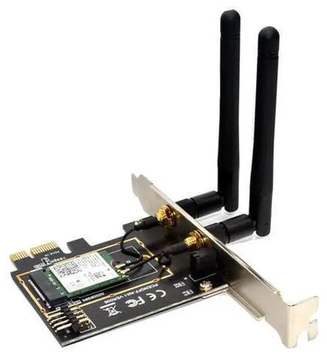 Alt view image 2 of 6 - Dual band 2974Mbps Wifi 6 Intel AX200 PCIe Wireless Wifi Adapter 2.4G/5Ghz 802.11ac/ax Bluetooth 5.0 AX200NGW Card Desktop PC(Only for win 10 win 11)