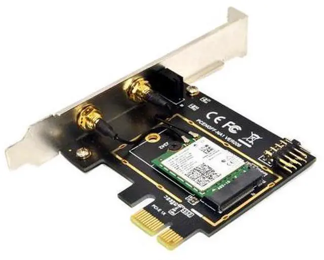 Alt view image 4 of 6 - Dual band 2974Mbps Wifi 6 Intel AX200 PCIe Wireless Wifi Adapter 2.4G/5Ghz 802.11ac/ax Bluetooth 5.0 AX200NGW Card Desktop PC(Only for win 10 win 11)