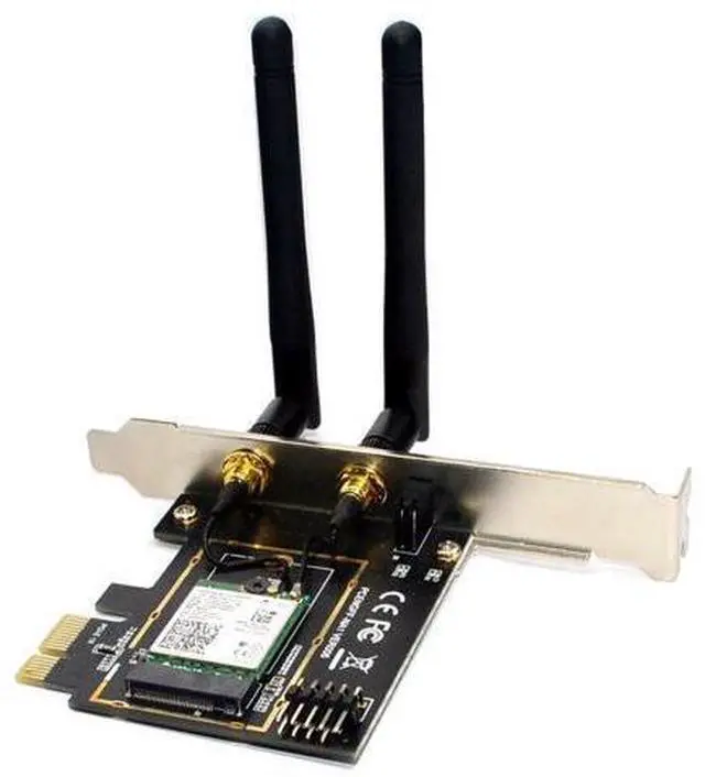 Alt view image 6 of 6 - Dual band 2974Mbps Wifi 6 Intel AX200 PCIe Wireless Wifi Adapter 2.4G/5Ghz 802.11ac/ax Bluetooth 5.0 AX200NGW Card Desktop PC(Only for win 10 win 11)