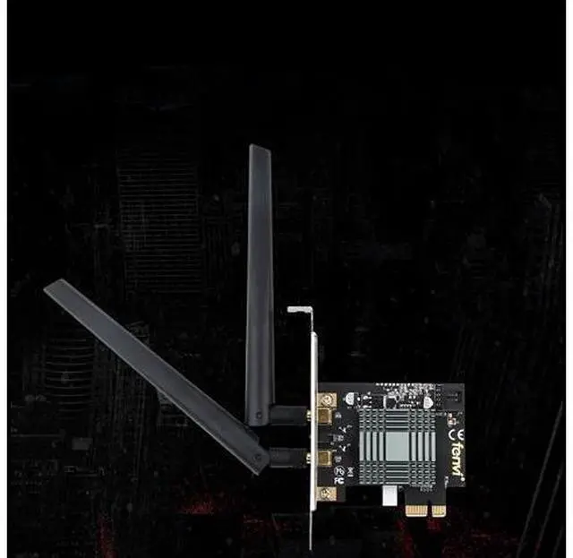 Alt view image 3 of 3 - Dual Band 2100Mbps Desktop Wireless PCI-E WiFi 9260NGW bluetooth 5.0 Adapter 802.11ac 2.4G/5G MU-MIMO For Windows 10 6DB Antenna
