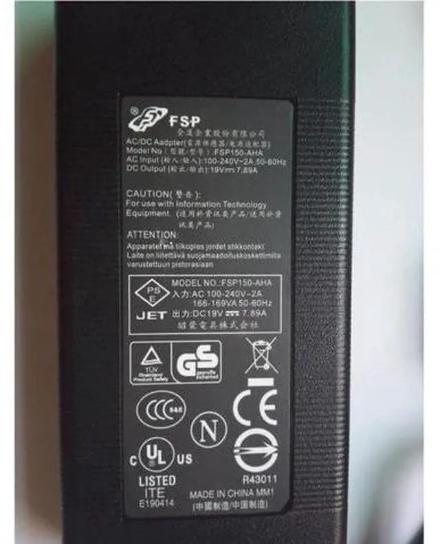 Alt view image 2 of 2 - FSP150-ABBN1 19V 7.89A 150W 4PIN AC Adapter For FSP150-ABBN2 IPC912-213-FL-A TOBII TX300 GETAC X500 Power Supply Charger